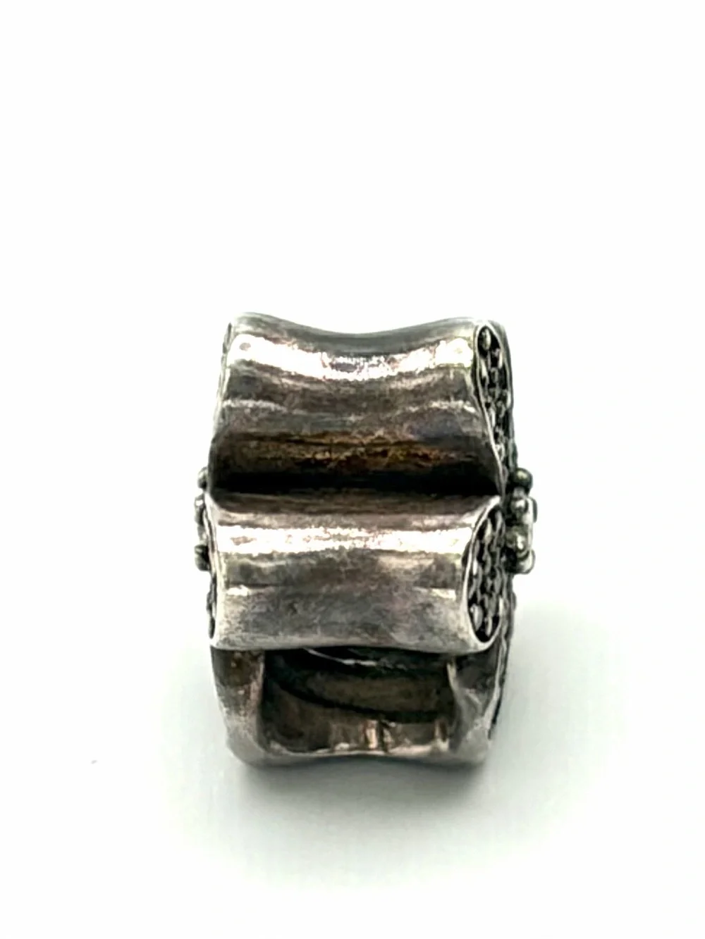 Pandora Dazzling Daisy Charm Silver Flower Pavé Bead- Retired 791480CZ